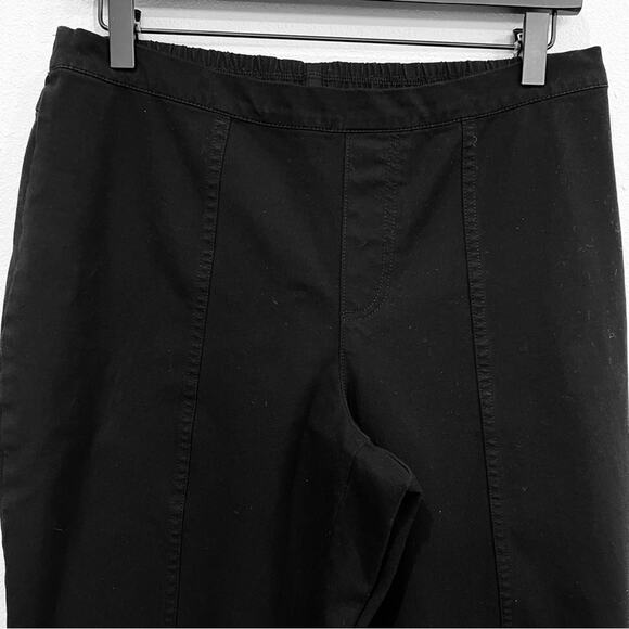Isaac Mizrahi Live Black 24/7 Stretch Ankle Pants - A274175 - Size 12 - Picture 2 of 9